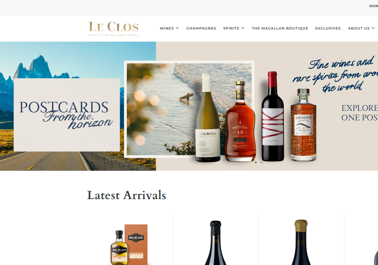 Wine E-commerce